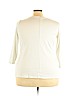 Sejour White Long Sleeve T-Shirt Size 3X - photo 2