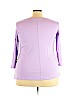 Sejour Purple 3/4 Sleeve T-Shirt Size 3X - photo 2