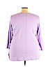 Sejour Purple 3/4 Sleeve T-Shirt Size 3X - photo 2