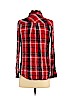 Isabel Maternity 100% Rayon Red Long Sleeve Button-Down Shirt Size XS - photo 2