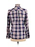 H&M 100% Cotton Blue Long Sleeve Button-Down Shirt Size M - photo 2