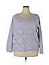 Jessica London Purple Pullover Sweater Size 18 - 20 - photo 1