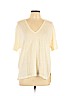 Rag & Bone/JEAN 100% Linen Ivory Short Sleeve T-Shirt Size L - photo 1