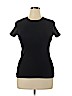 Lauren by Ralph Lauren 100% Cotton Black Short Sleeve T-Shirt Size XL - photo 1