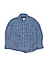 Wrangler Jeans Co 100% Cotton Plaid Blue Long Sleeve Button-Down Shirt Size XS (youth) - photo 1