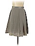Club Monaco 100% Silk Gray Silk Skirt Size 0 - photo 2