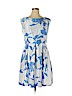 Julian Taylor 100% Polyester Blue Cocktail Dress Size 14 - photo 1