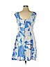 Julian Taylor 100% Polyester Blue Cocktail Dress Size 14 - photo 2