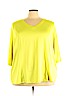 Catherines Yellow 3/4 Sleeve Top Size 3X (petite) - photo 1