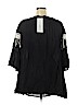 Assorted Brands Black Long Sleeve Blouse Size XL - photo 2