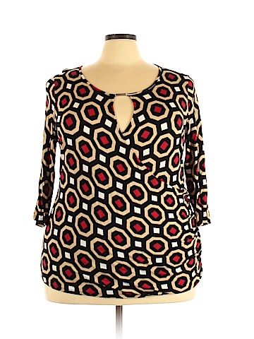 INC International Concepts 3/4 Sleeve Top (view 1)