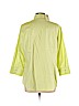 Coldwater Creek 100% Cotton Green 3/4 Sleeve Button-Down Shirt Size 1X - photo 2
