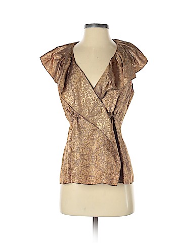 BCBGMAXAZRIA Short Sleeve Blouse (view 1)