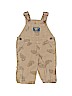 OshKosh B'gosh 100% Cotton Tan Overalls 0-3 MO / 3 MO - photo 1