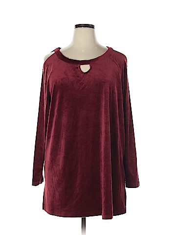 Woman Within Long Sleeve Top (view 1)