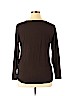 Coldwater Creek Brown Long Sleeve T-Shirt Size 1X - photo 2