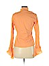 Hartford 100% Cotton Orange Long Sleeve Blouse Size 6 (1) - photo 2
