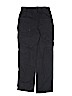 Simply Styled 100% Cotton Solid Black Cargo Pants Size 10 - 12 - photo 2