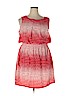 Feathers 100% Polyester Red Casual Dress Size 2X - photo 1