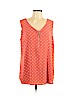 Roz & Ali Pink Sleeveless Blouse Size 1X - photo 1