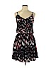 Aqua 100% Polyester Black Casual Dress Size M - photo 1