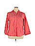Foxcroft Red Long Sleeve Blouse Size 18 - photo 1