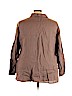 Eileen Fisher Plus System 100% Linen Tan Long Sleeve Blouse Size 3X - photo 2