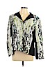 Lafayette 148 New York 100% Silk Green Silk Blazer Size 16 - photo 1