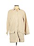 W by Worth 100% Linen Tan Jacket Size S - photo 1
