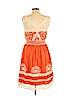 Moulinette Soeurs 100% Cotton Orange Cocktail Dress Size 12 - photo 2