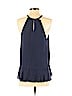 Diane von Furstenberg Blue Sleeveless Blouse Size S - photo 2