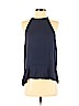 Diane von Furstenberg Blue Sleeveless Blouse Size S - photo 1