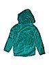 Old Navy 100% Polyester Green Fleece Jacket Size 6 - 7 - photo 2