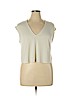 Urban Outfitters Ivory Short Sleeve Top Size XL - photo 1