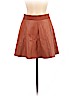 Forever 21 100% Polyurethane Orange Faux Leather Skirt Size M - photo 1