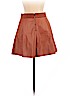Forever 21 100% Polyurethane Orange Faux Leather Skirt Size M - photo 2