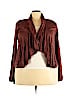 Assorted Brands 100% Rayon Burgundy Cardigan Size 3X - photo 1