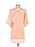 Maurie & Eve 100% Silk Pink Short Sleeve Silk Top Size 1 - photo 2