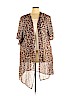 Lane Bryant 100% Polyester Brown Kimono Size 22 - 24 Plus - photo 1