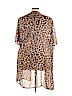 Lane Bryant 100% Polyester Brown Kimono Size 22 - 24 Plus - photo 2