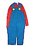 Super Mario 100% Polyester Blue Costume Size 10 - 11 - photo 1