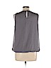 Iz Byer 100% Polyester Gray Sleeveless Blouse Size XL - photo 2