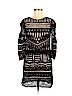 Twelfth Street by Cynthia Vincent 100% Cotton Black Casual Dress Size P (petite) - photo 1