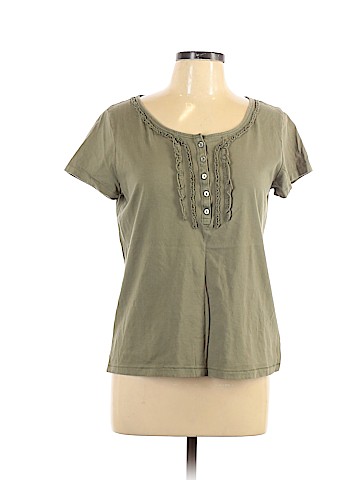Faded Glory Short Sleeve Henley (view 1)