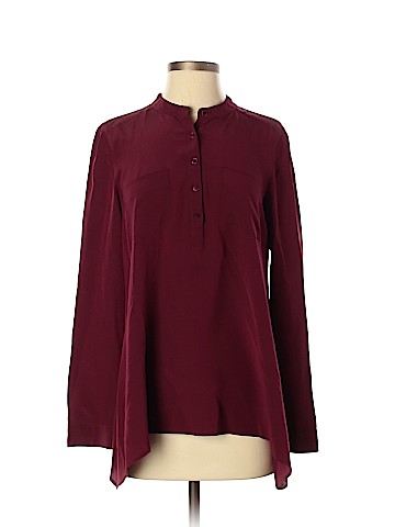 Eileen Fisher Long Sleeve Silk Top (view 1)