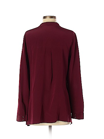 Eileen Fisher Long Sleeve Silk Top (view 2)