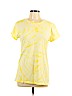 Stranded 100% Cotton Yellow Short Sleeve T-Shirt Size XL - photo 1