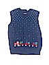Unbranded 100% Cotton Blue Sweater Vest Size 6 - photo 1