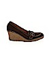 Steve Madden 100% Leather Brown Wedges Size 10 - photo 1