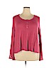 Eyeshadow Pink Long Sleeve Top Size 2X - photo 1